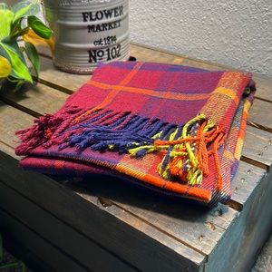 Lands End Plaid Scarf